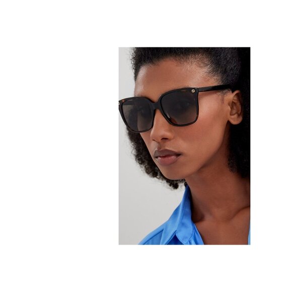 New GUCCI Havana Square GG0022S 003 Sunglasses Women - Picture 8 of 8